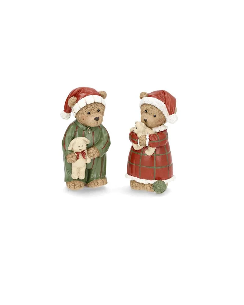 Juldekoration Inomhus Teddybjörn Pyjamas Mix