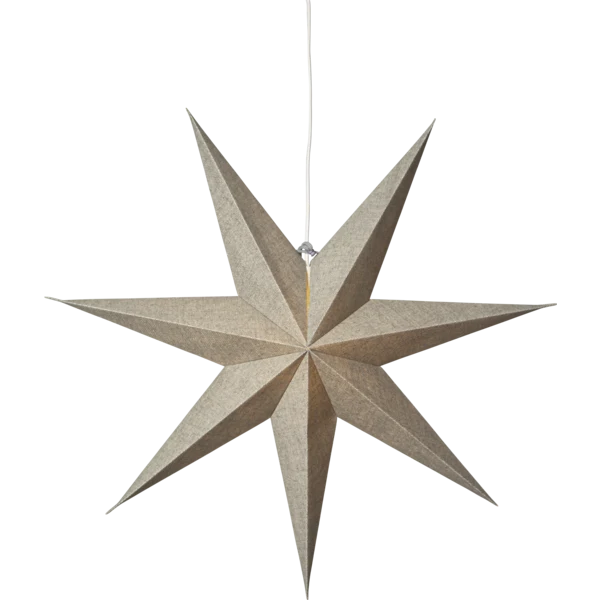 Adventsstjärna Pappersstjärna Cotton 60 cm grön
