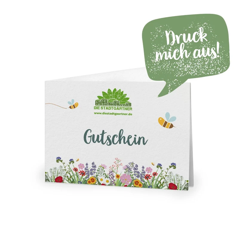 Gutschein per Mail zum Selberdrucken