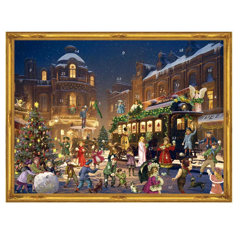 Advent calendar “Christmas Railway Station”