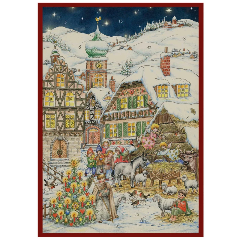 A4 advent calendar “Christmas in the Mountains”