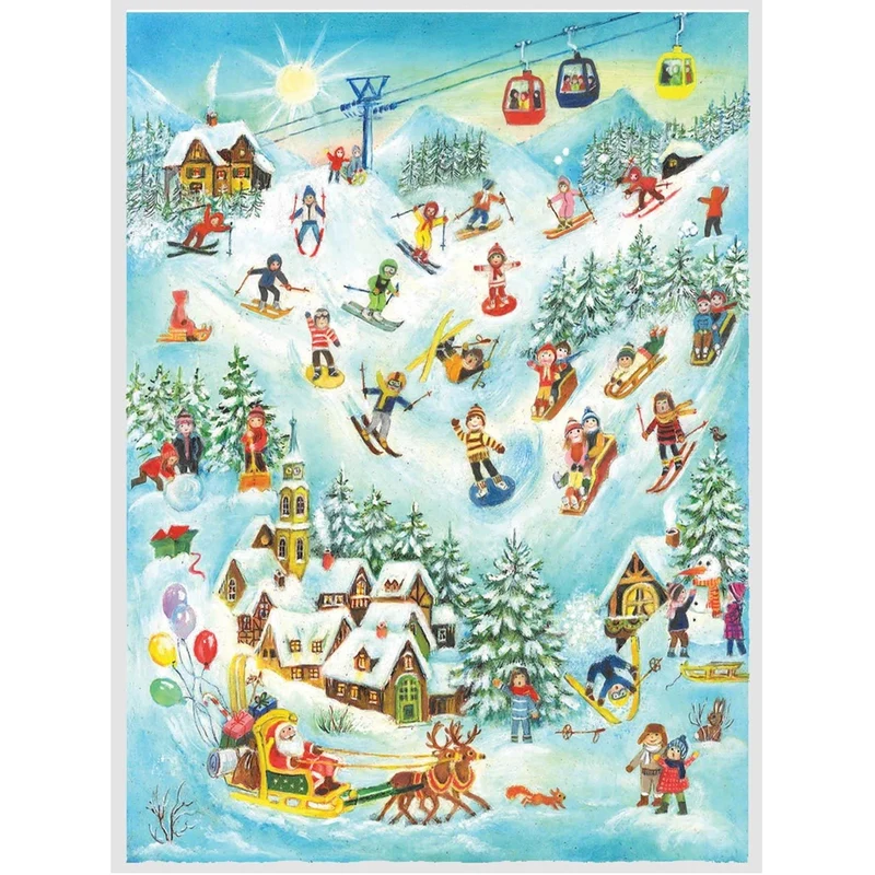 Advent calendar “Skiing Fun”