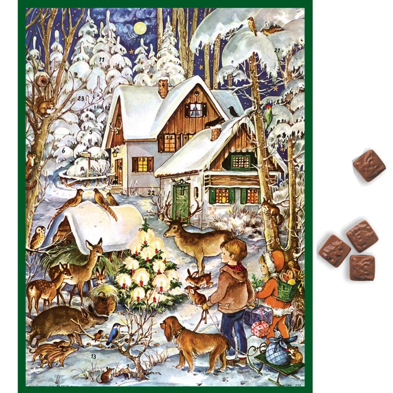 Chocolate Advent calendar “Winter Among the Animals”