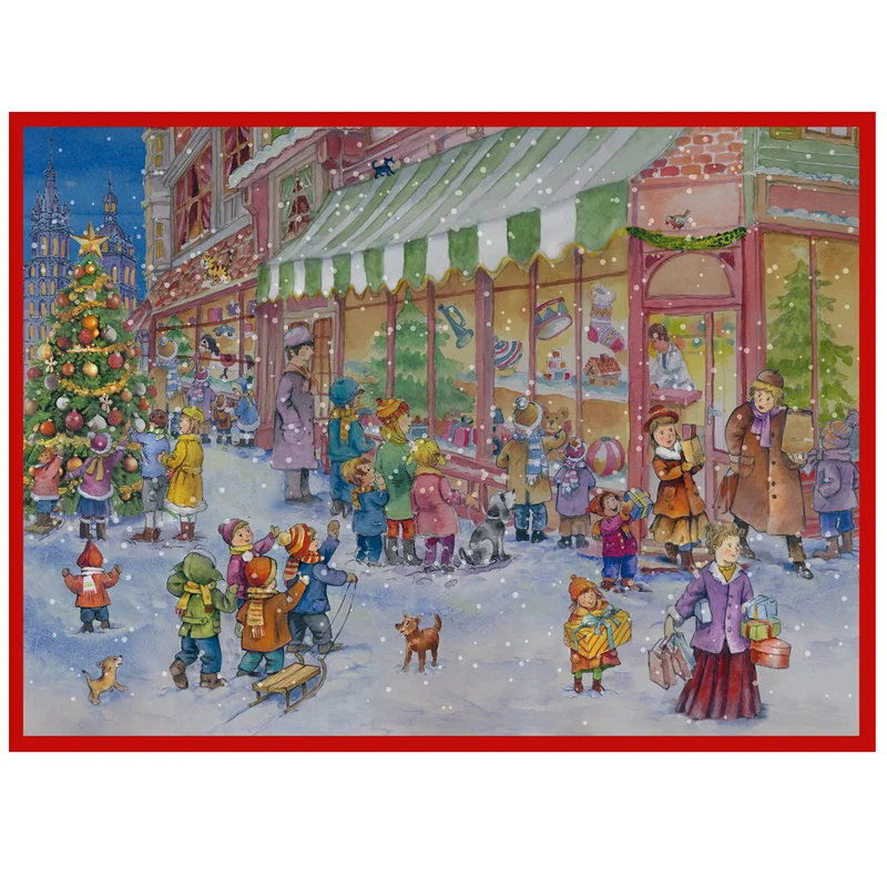 Large Advent calendar “At the Toy Shop”