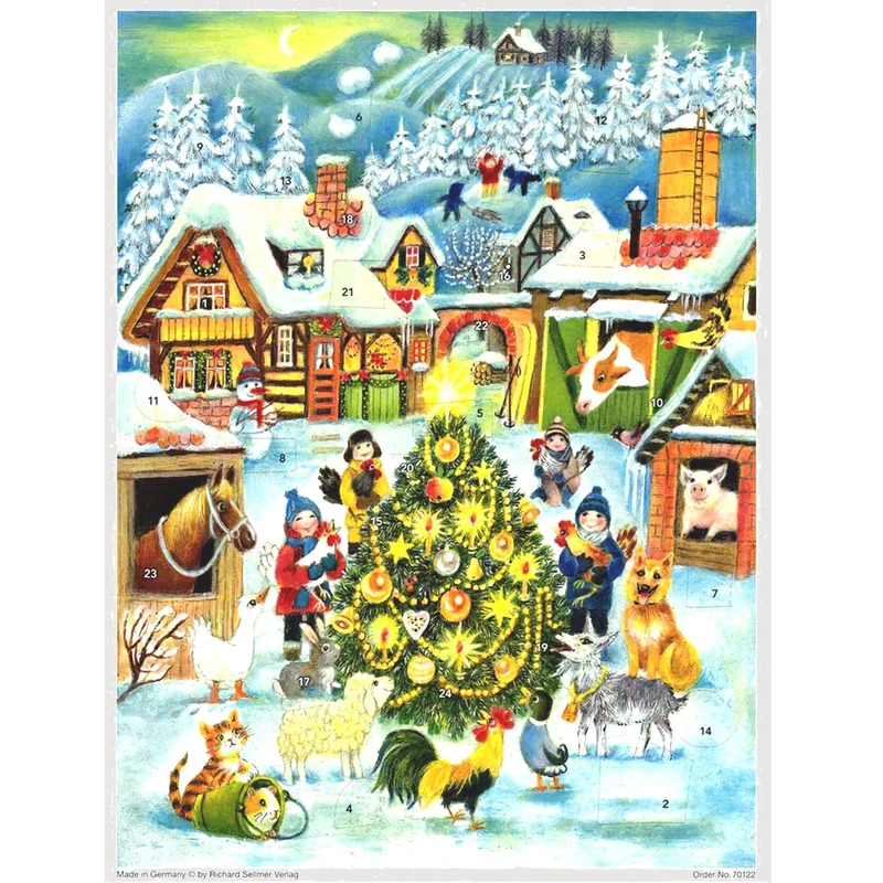 Advent calendar “Christmas on the Farm”