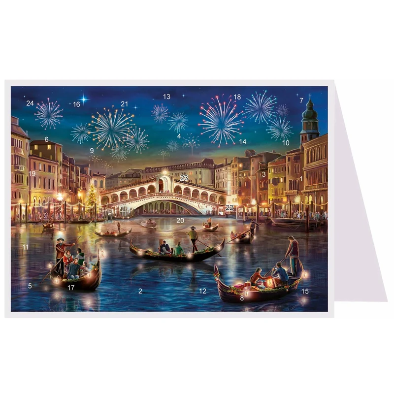 Postcard Advent calendar “Venice”