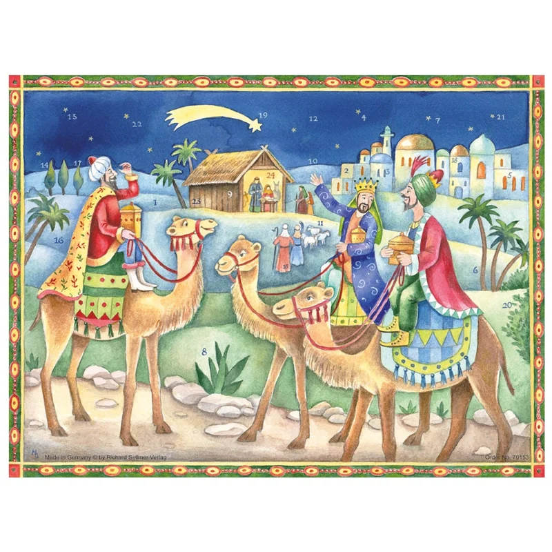 Advent calendar “The Three Wise Men Bring Gifts”