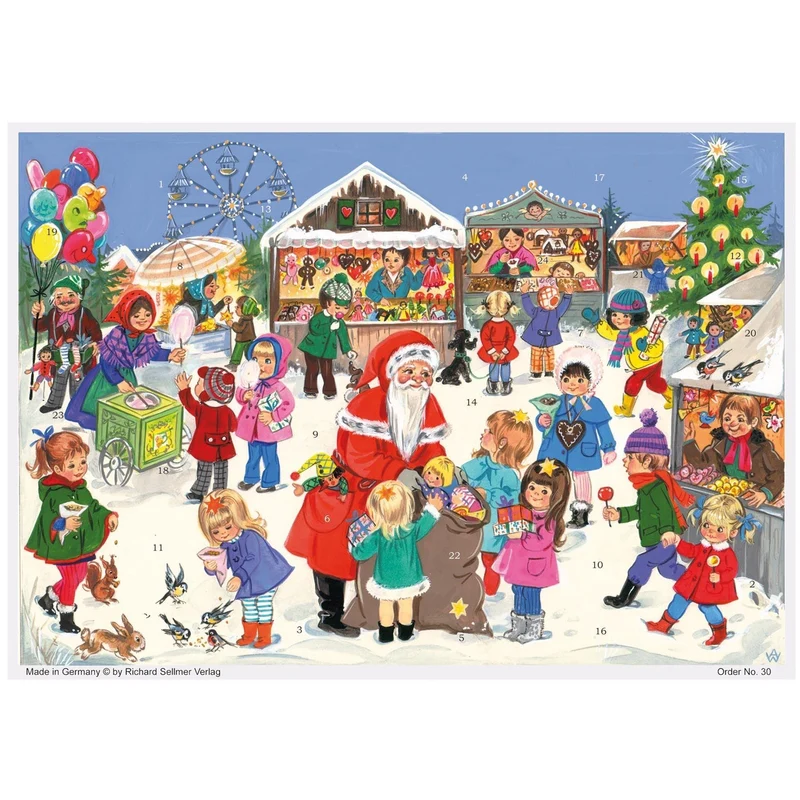 A4 Advent calendar “Christmas Fair”