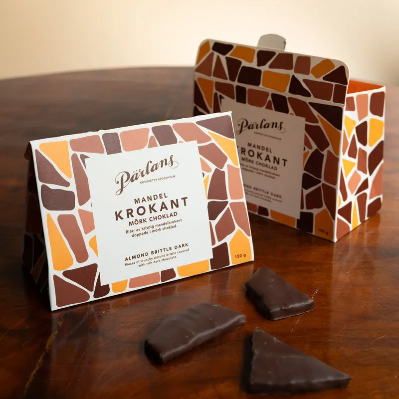 brittle ALMOND dark chocolate