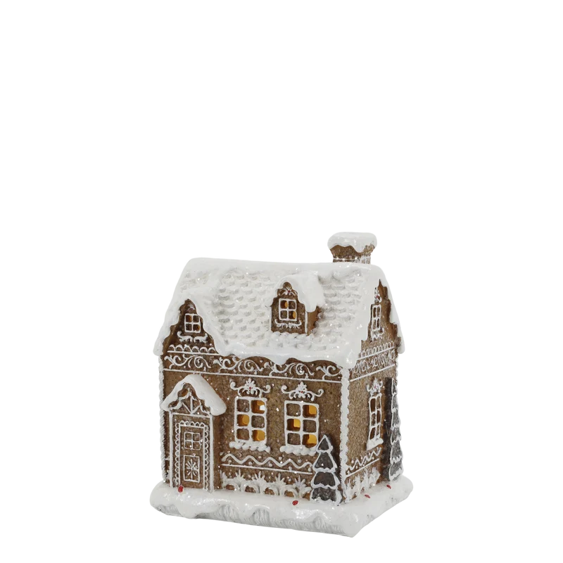 Belysning Jul Pepparkakshus Noël H17/L13/B11 cm