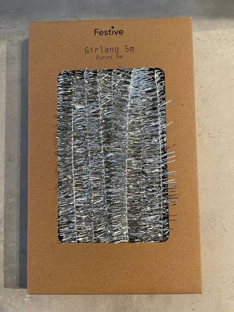 Guld/Silver Glitter 5m x 2,5cm