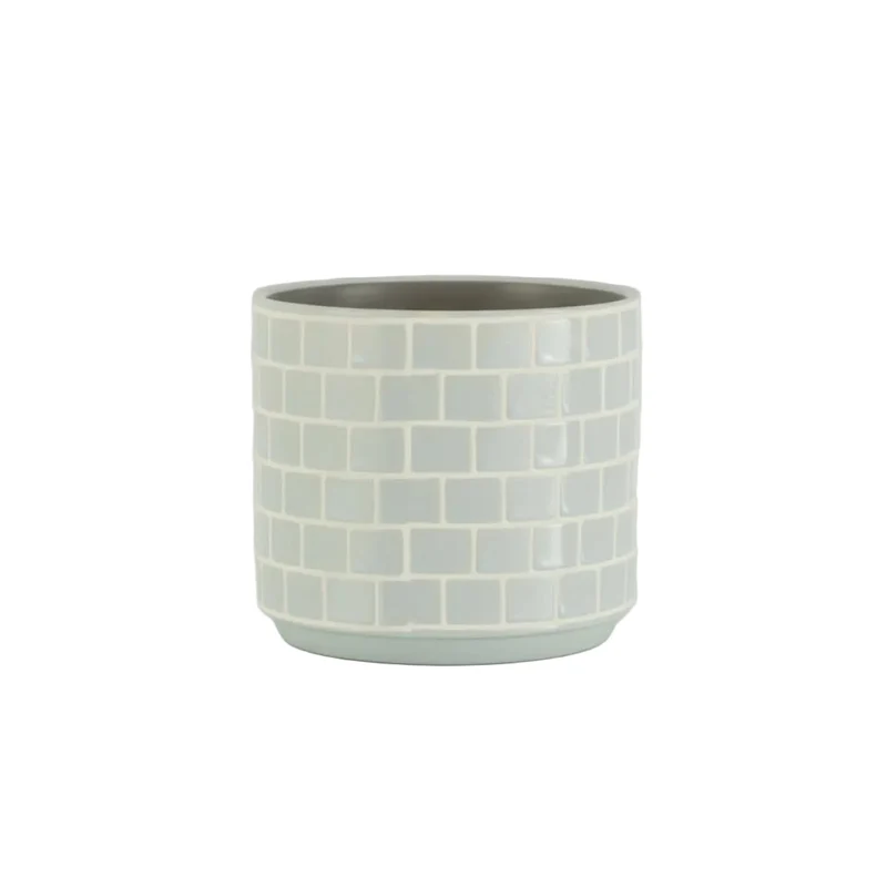 Blomkruka mosaik matt ø 12,5 cm