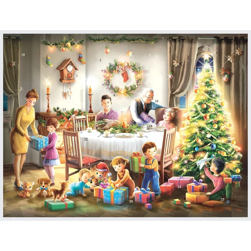 Advent calendar “Today Is Christmas Gift-Giving Day”