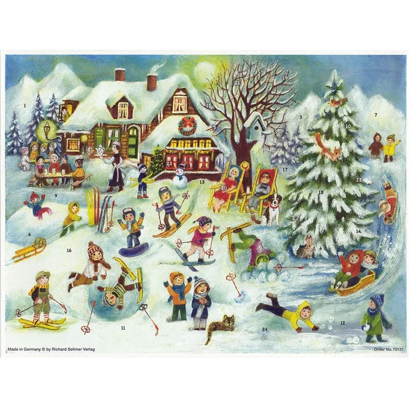 Advent calendar “Ski Lodge”