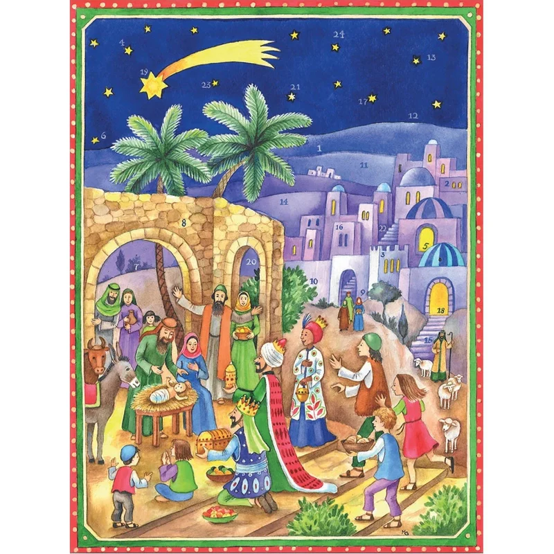 Advent calendar “At the Nativity in Bethlehem”