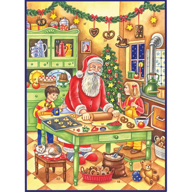 Advent calendar “Baking with Santa Claus”