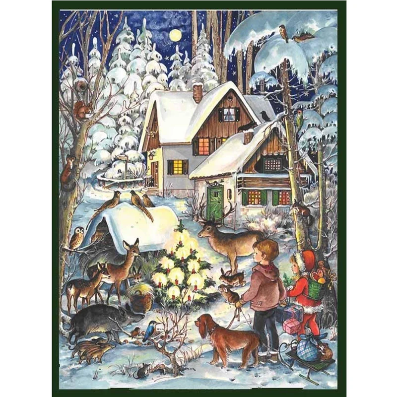 A4 Advent calendar “Winter with the Animals”