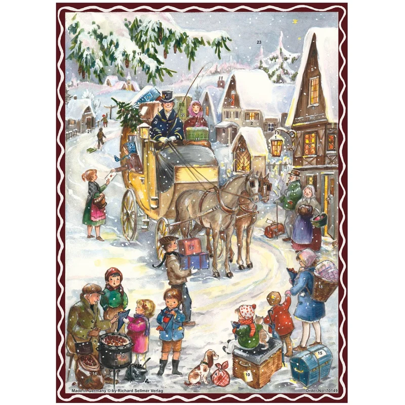 Advent calendar “Hurray, the Carriage Is Coming”