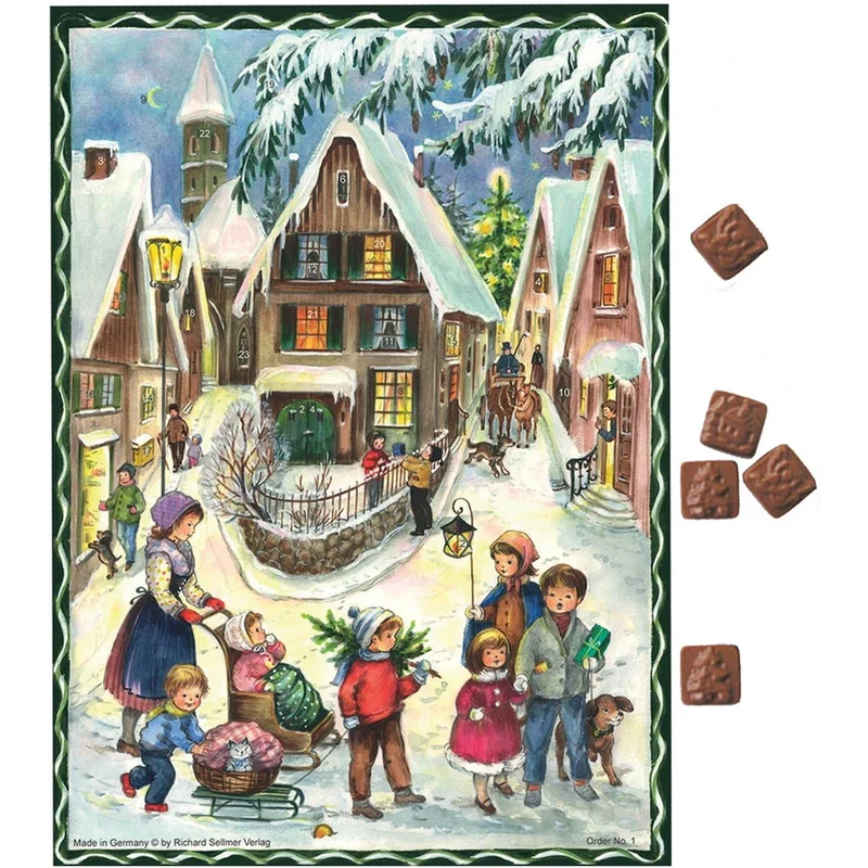 Chocolate Advent calendar “Christmas in the Village”