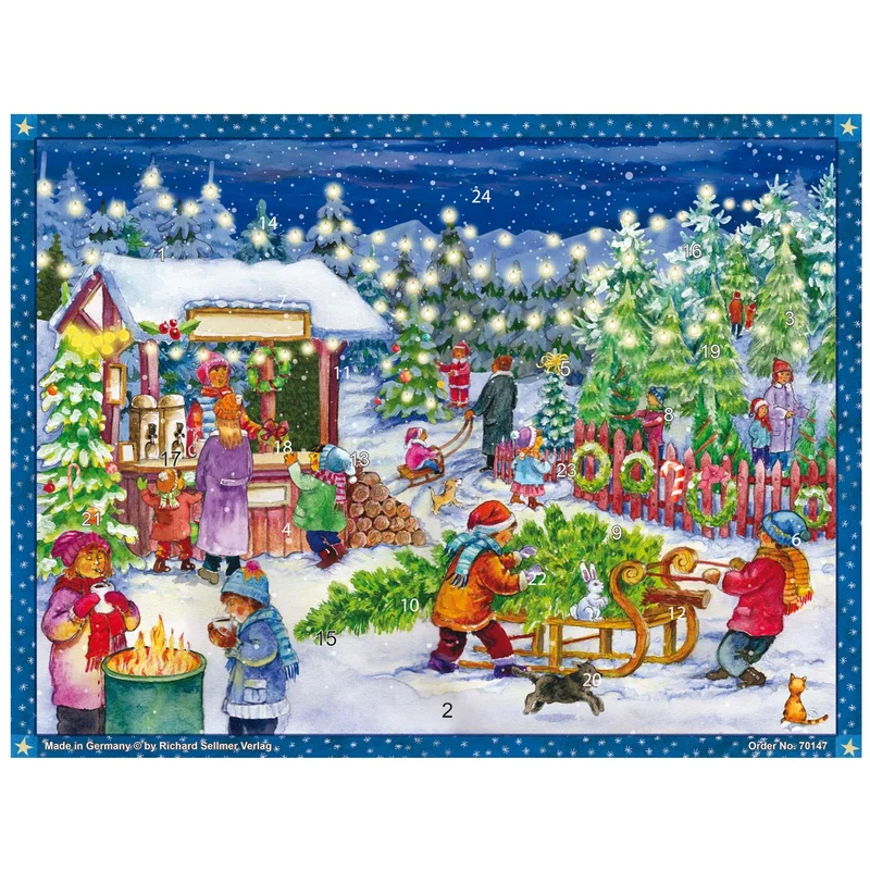 Advent calendar “Christmas Tree Sale”