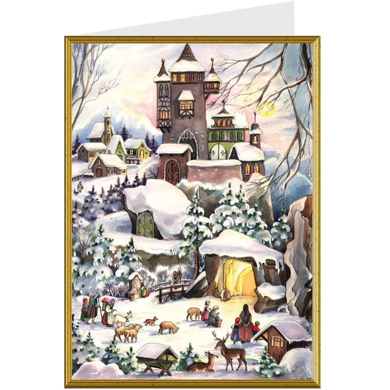 Christmas card “At the Castle”