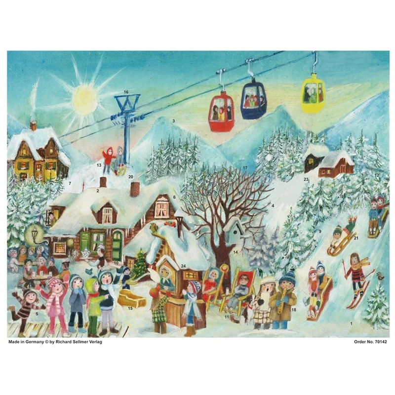 Advent calendar “At the Ski Resort”