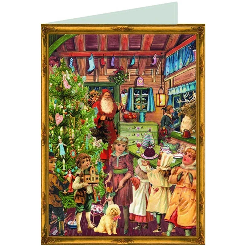 Christmas card “Christmas Gift-Giving”
