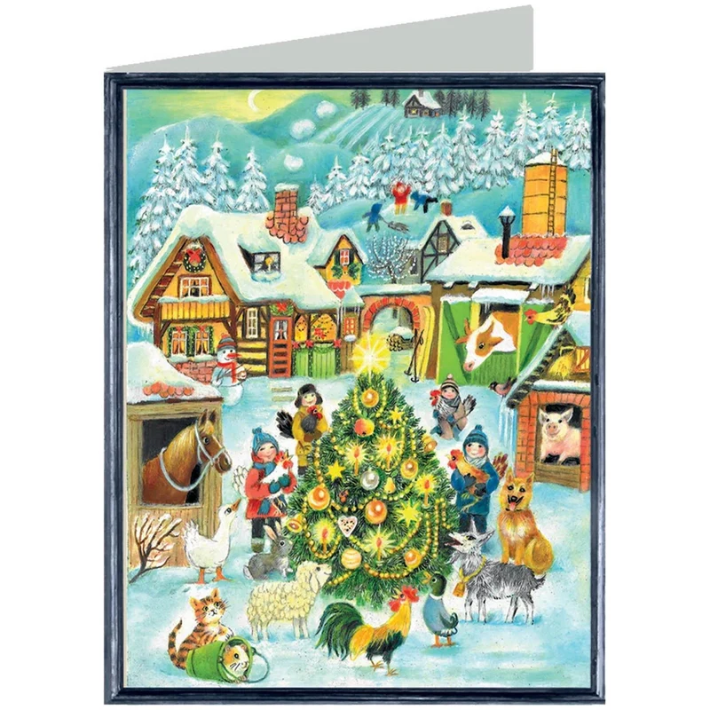 Christmas card “Christmas on the Farm”