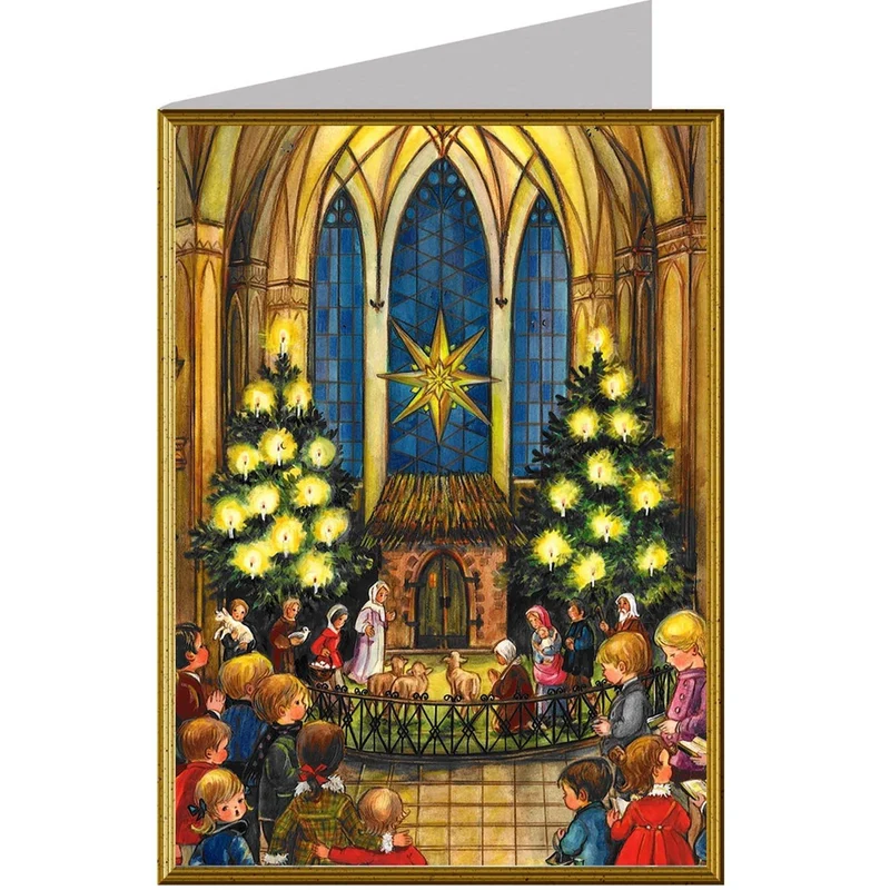 Christmas card “In the Church”