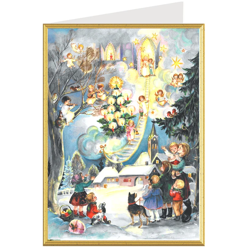 Christmas card “Behold the Ladder to Heaven”