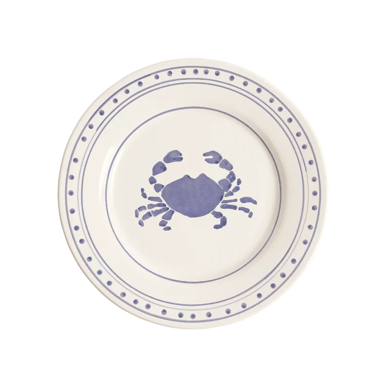 Crab tallrik - Mörkblå 28 cm