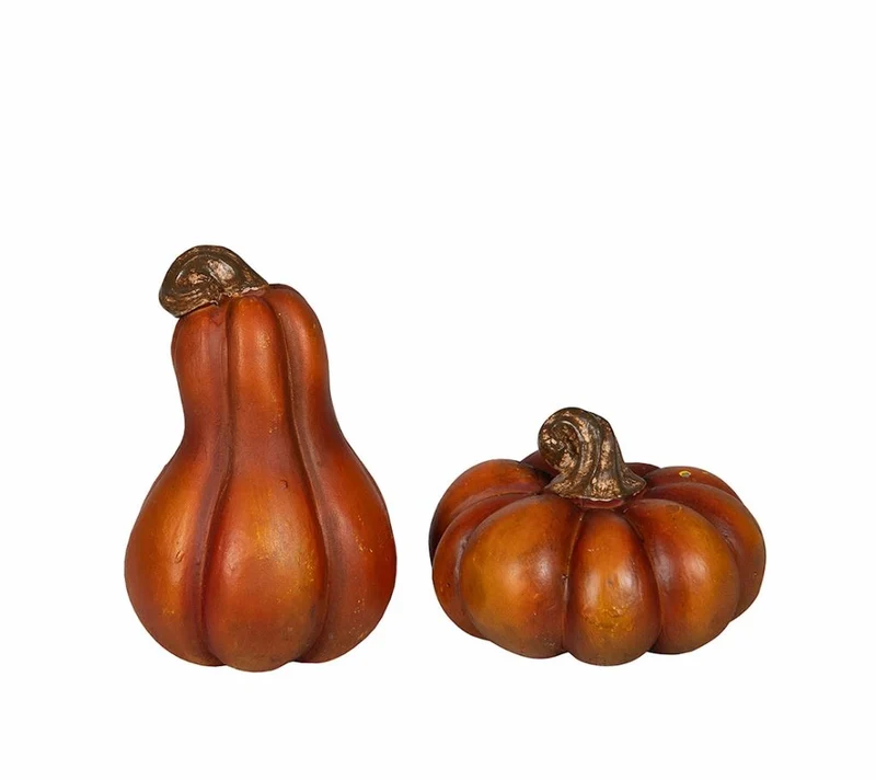Dekoration Pumpa 6-pack Mix 5x8 cm Orange