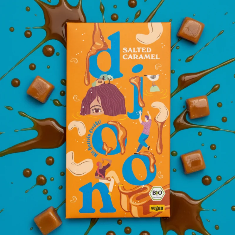 Dattelschokolade: Salted Caramel (Bio)