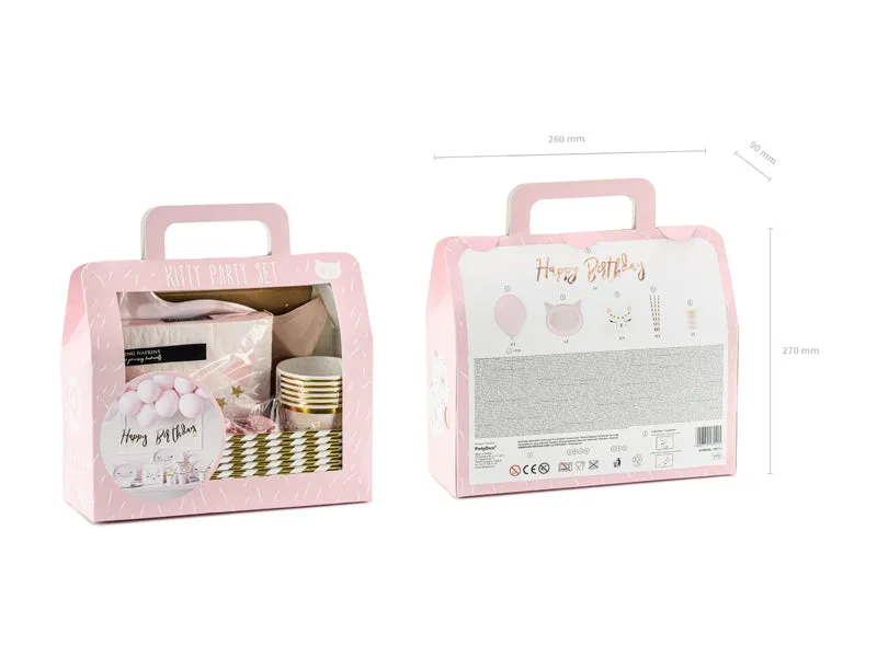 Party decorations set - Cat (1 pkt / 55 pc.)