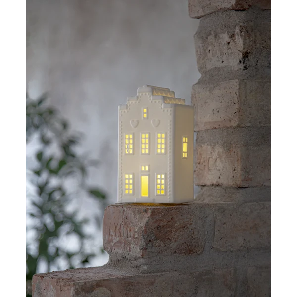 Batteridriven belysning Hus 16 cm