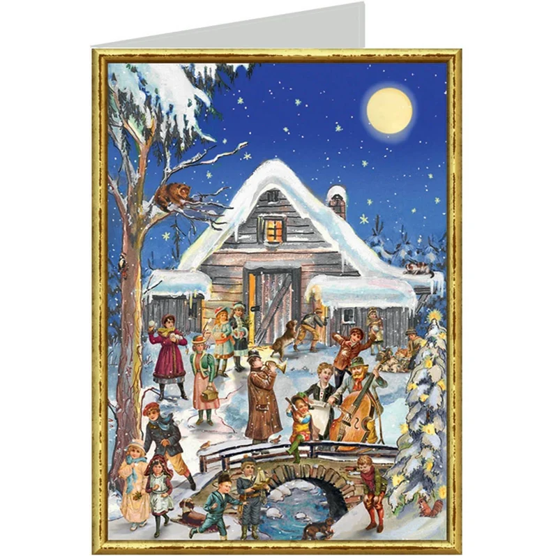 Christmas card “Christmas Musicians”