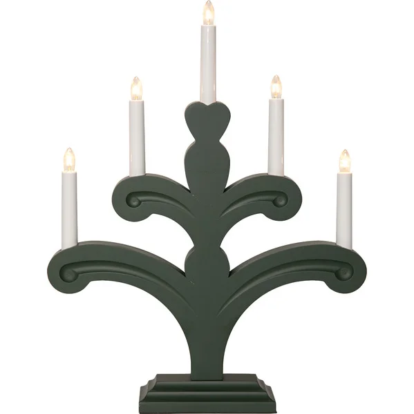 Adventsljusstake 48 cm Grön