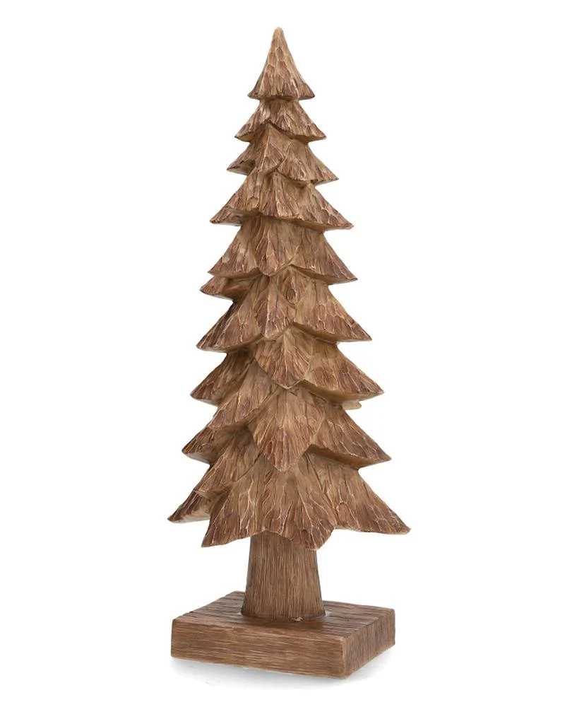 Juldekoration Inomhus Gran Träsnide 45 cm
