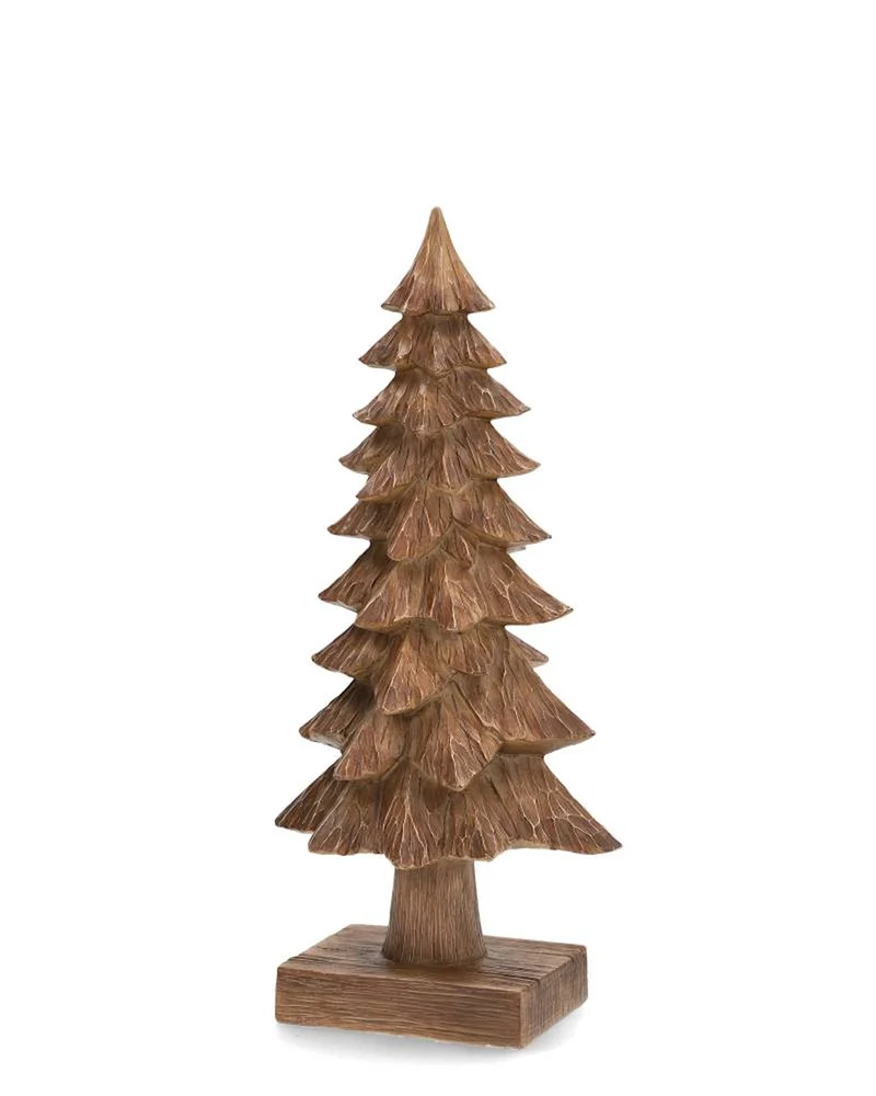 Juldekoration Inomhus Gran Träsnide 37 cm