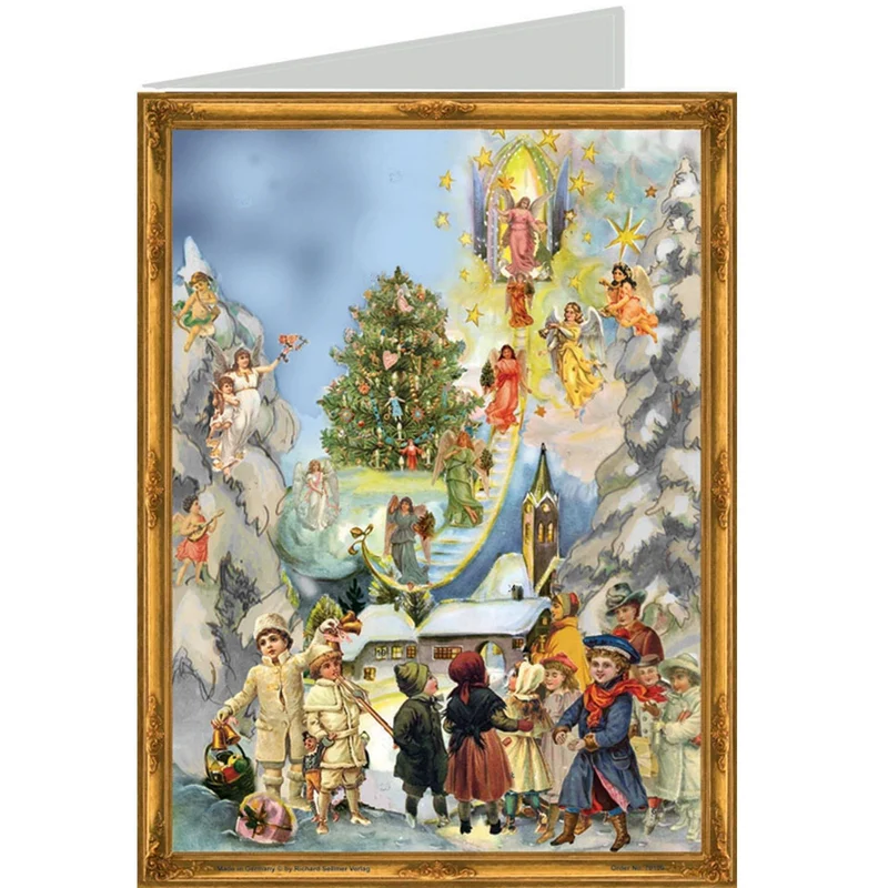 Christmas card “On the Ladder to Heaven”