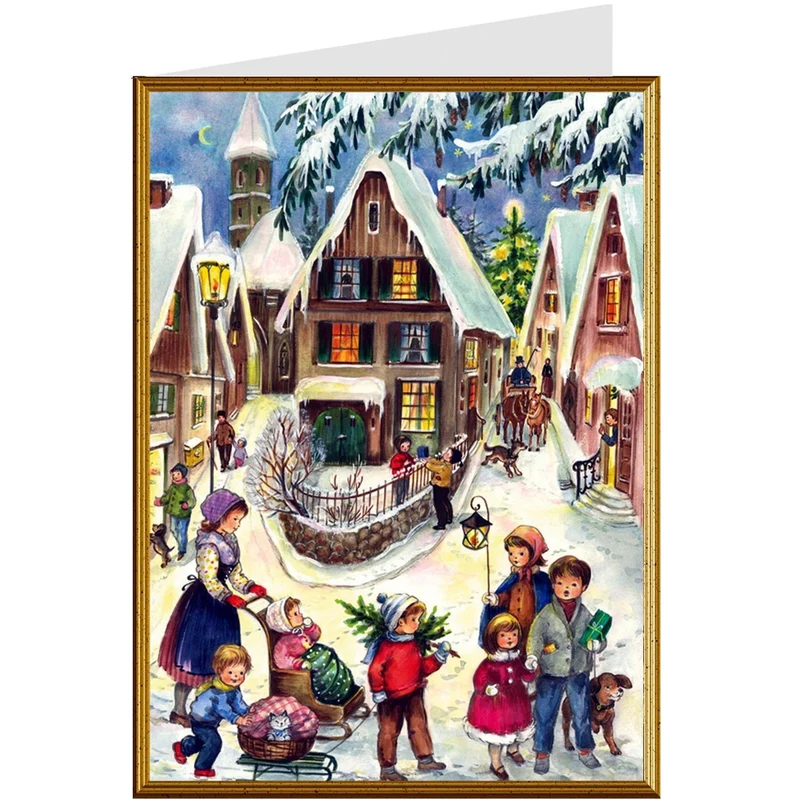Christmas card “Christmas in the Village”