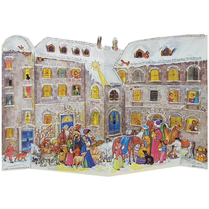 Standing Advent calendar “At the Castle”