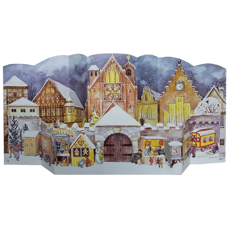 Standing Advent calendar “Cathedral Square”