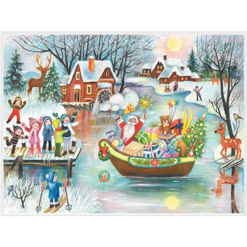 Advent calendar “Santa Claus in a Boat”
