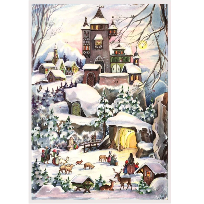 A4 Advent calendar “At the Castle”