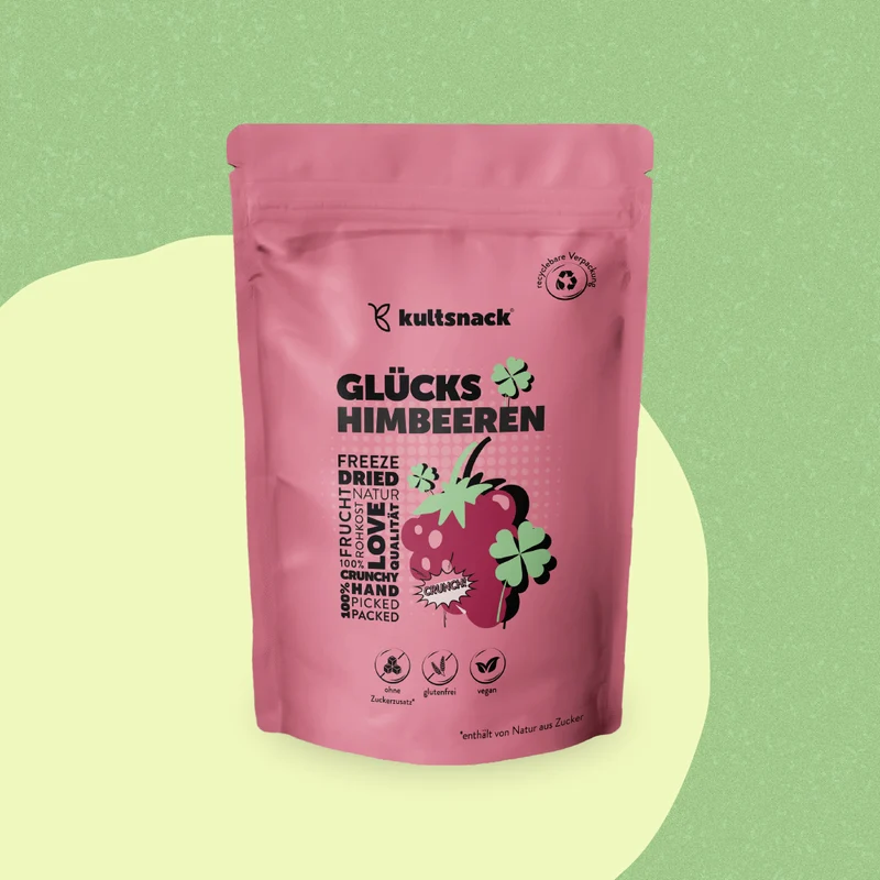 Gefriergetrocknete Himbeeren "Glückshimbeeren"