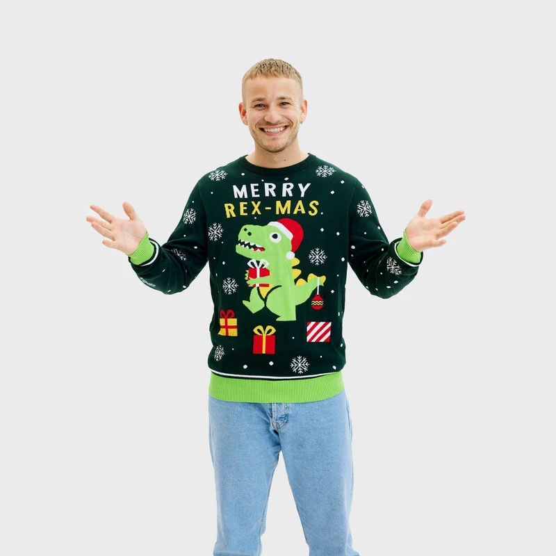 Söt dino Jultröja - Herr