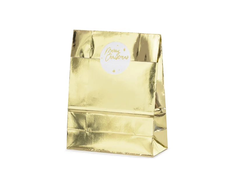 Gift bags, gold, 18.5x28.5x8cm (3)