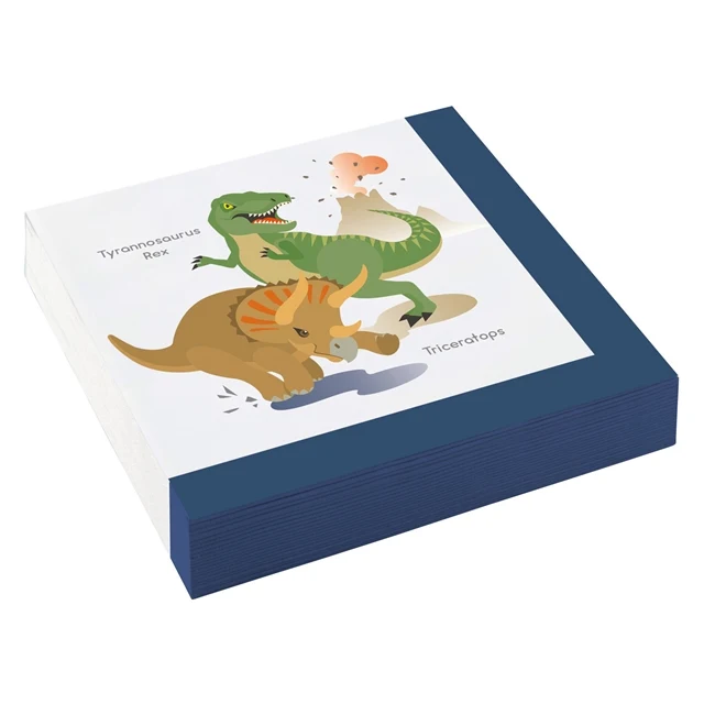 20 st servetter Happy Dinosaur 33x33 cm