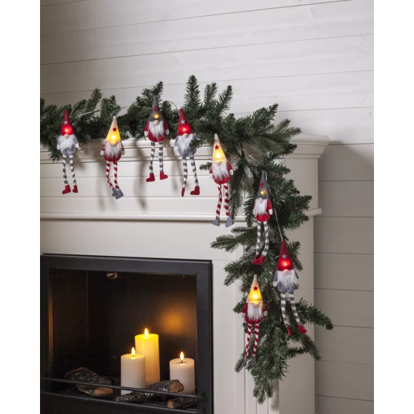 Belysning Jul Ljusslinga tomte 140 cm